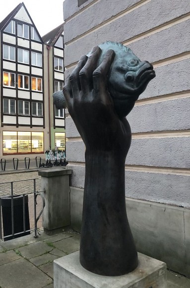 Piękna rzeźba w Gdańsku...