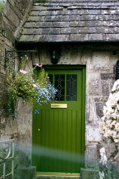 Iście irlandzki kolor drzwi... piękny...