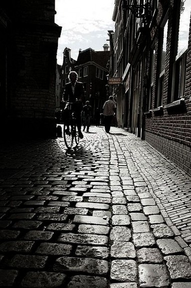 Ten bruk w Amsterdamie istniał zanim powstały rowery...