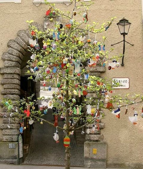 Wielkanocne drzewko jakże piękna rzecz...