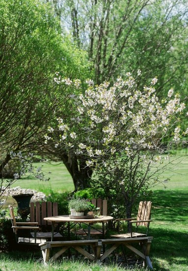 Wiosenny ogród zaprasza na kawę...